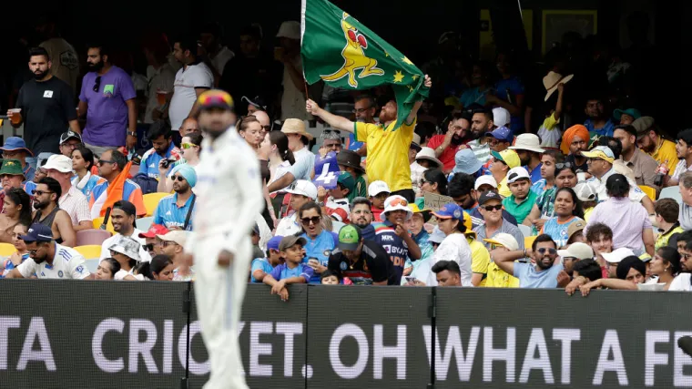 Australian Indian cricket fans Gabba