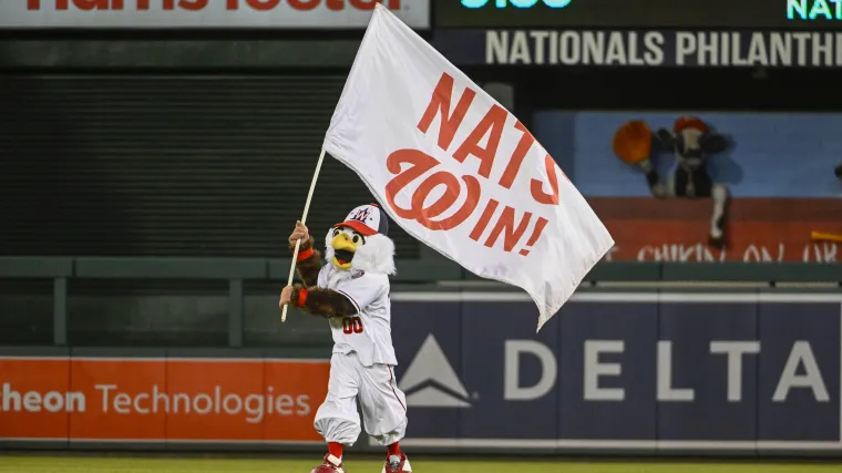 Washington Nationals mascot Screech