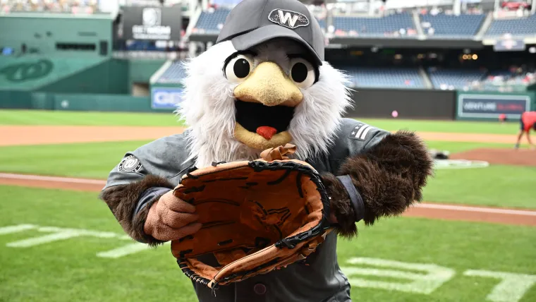 Washington Nationals mascot Screech