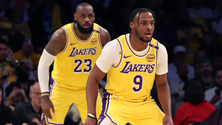 Bronny James' breakout performance scoffed at by celebrity Lakers fan image