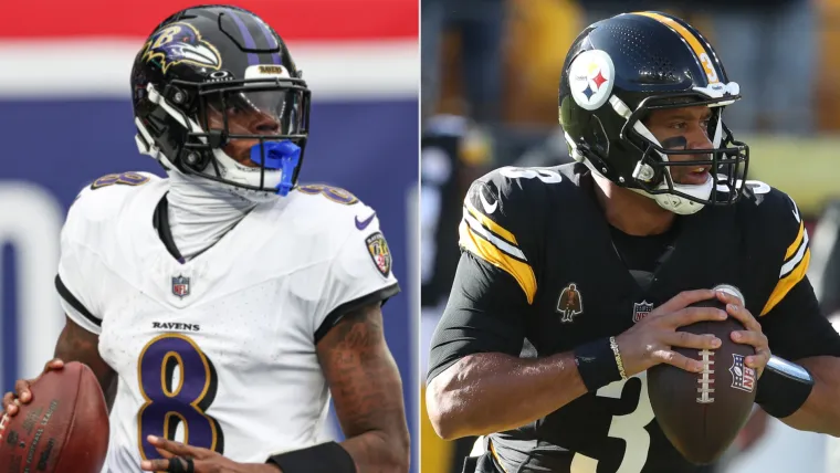 Lamar Jackson Ravens Russell Wilson Steelers 122024 