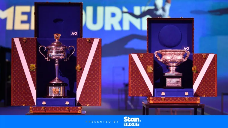 Aus Open trophies