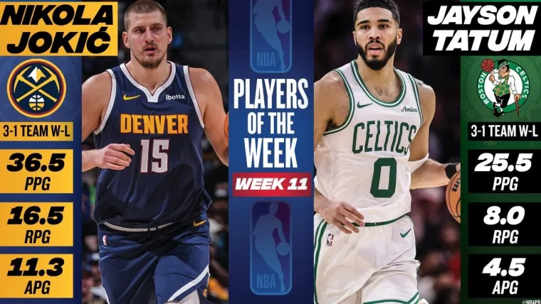 Denver Nuggets Nikola Jokić Boston Celtics Jayson Tatum