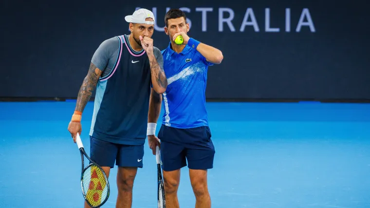 Nick Kyrgios Novak Djokovic