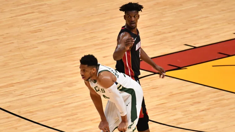 Jimmy Butler Giannis Antetokounmpo 11172025