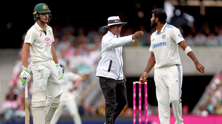 Sam Konstas and Jasprit Bumrah