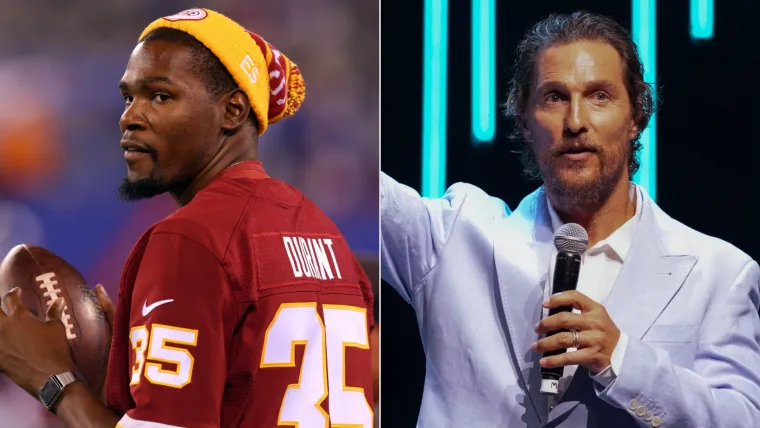 Kevin Durant and Matthew McConaughey