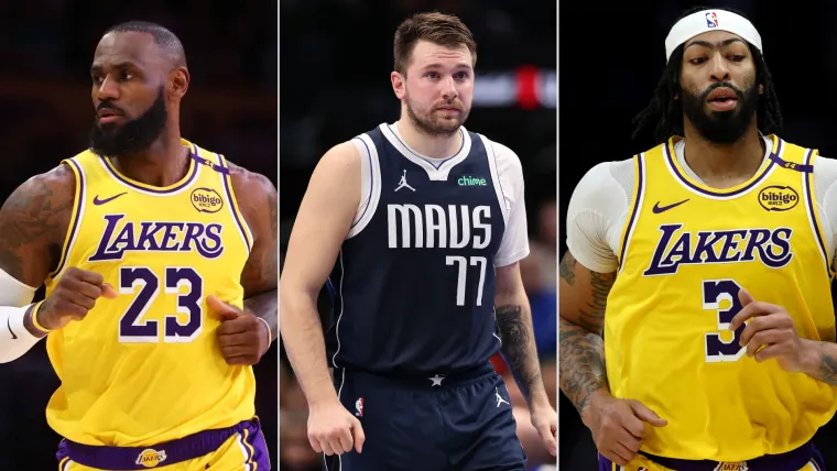 LeBron James Luka Doncic Anthony Davis
