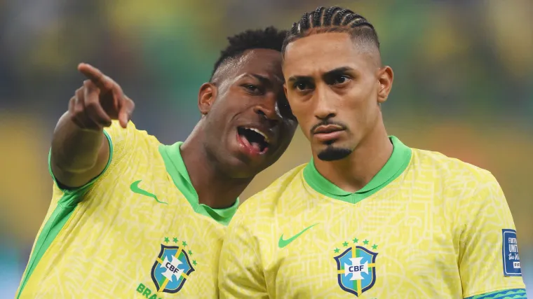 Vini Jr e Raphinha Seleção Brasileira