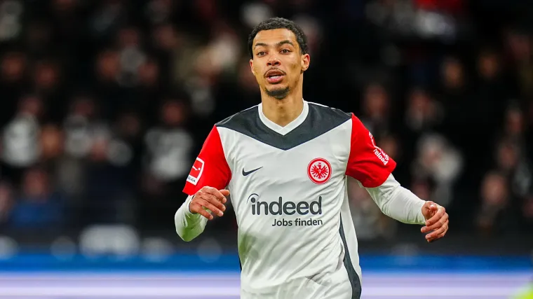 Hugo Ekitike of Eintracht Frankfurt 03082025
