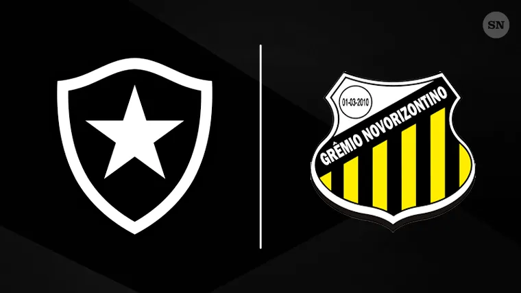 Escudos de Botafogo e Novorizontino