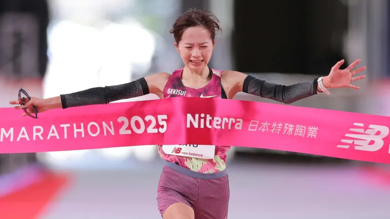 20250309 Nagoya Womens Marathon Sato Sayaka 名古屋ウィメンズマラソン2025で2位となった佐藤早也伽