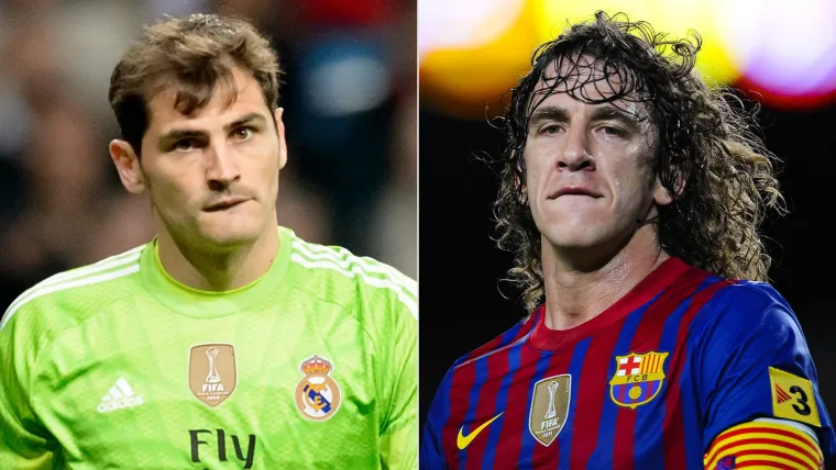 Iker Casillas Real Madrid Carles Puyol Barcelona