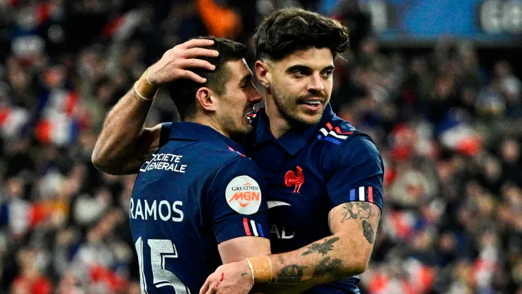 Thomas Ramos and Romain Ntamack