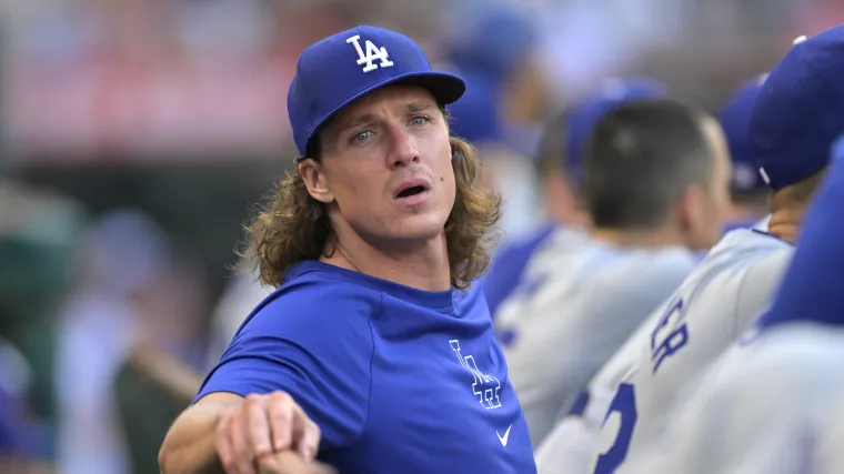 Los Angeles Dodgers pitcher Tyler Glasnow