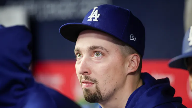 Los Angeles Dodgers pitcher Blake Snell