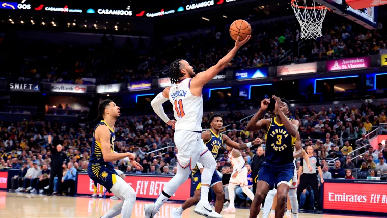 What channel is Knicks vs. Pacers on today? image