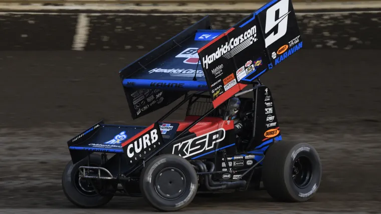 Kasey Kahne (9) KK Racing (KKR), Kubota High Limit Racing