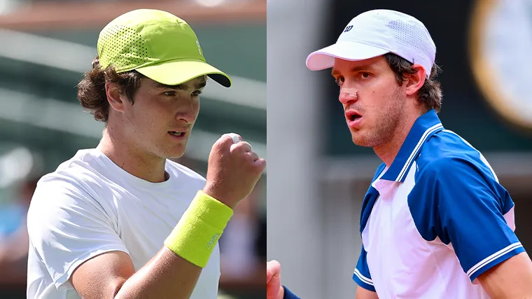 João Fonseca e Nicolás Jarry