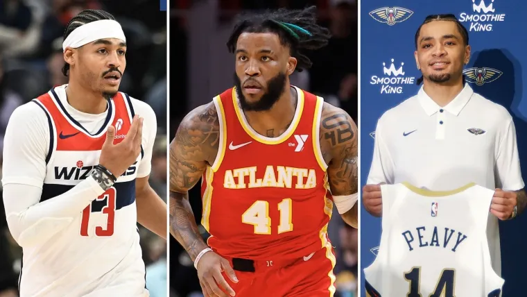 New Orleans Pelicans Saddiq Bey Jordan Poole Micah Peavy 