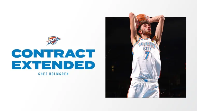 Oklahoma Thunder Chet Holmgren