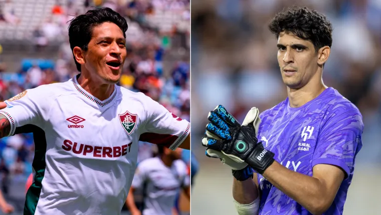 German Cano of Fluminense and Yassine Bounou of Al Hilal split