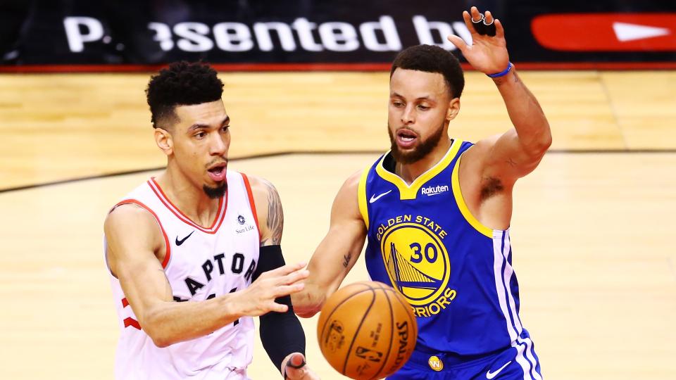 Danny Green Toronto Raptors Stephen Curry Golden State Warriors